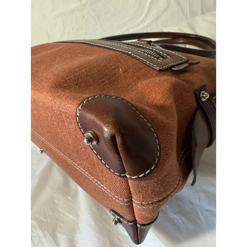 Dooney & Bourke Double Pocket Signature Satchel